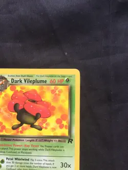 Pokemon Cards: Team Rocket 1st Edition Rare: Dark Vileplume 30/82 - Image 3