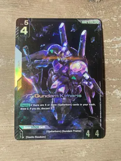Gundam Card Game TCG GD02-070 Dual Impact Gundam Kimaris LR+ Alt Art NM - Image 1