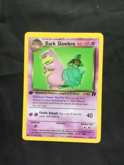 Pokemon Cards: Team Rocket 1st Edition Rare: Dark Slowbro 29/82 - Image 1