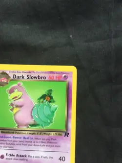 Pokemon Cards: Team Rocket 1st Edition Rare: Dark Slowbro 29/82 - Image 3