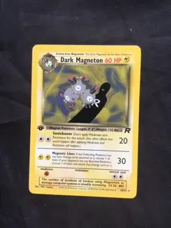 Pokemon Cards: Team Rocket 1st Edition Rare: Dark Magneton 28/82 - Image 1