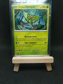 Teal Mask Ogerpon ex 166 Sv: Scarlet & Violet Promo Cards Holo - Image 5