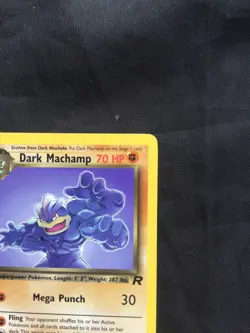 Pokemon Cards: Team Rocket 1st Edition Rare: Dark Machamp 27/82 - Image 3