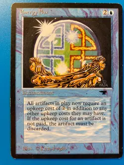 MTG 1x Energy Flux Antiquities OLD SCHOOL Magic the Gathering Card x1 MP - Image 1
