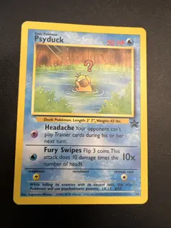 Psyduck Promo 20 Black Star NM WOTC Vintage Pokemon Card Rare TCG B12 - Image 2