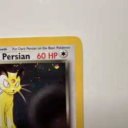Dark Persian 17 Holo Black Star Promo WOTC Pokemon Card NM - Image 4