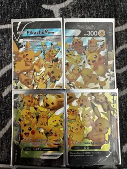 Pokemon V-Union Lot Mewtwo Pikachu Zacian, 12 Card Lot, Mint - Image 2