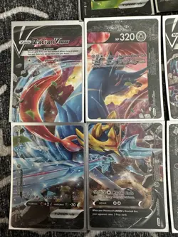 Pokemon V-Union Lot Mewtwo Pikachu Zacian, 12 Card Lot, Mint - Image 3