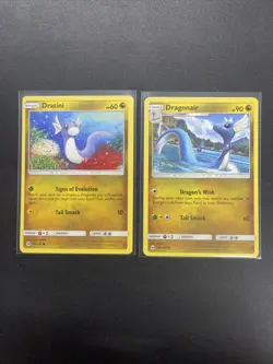 Dratini and Dragonair 2017 Pokemon Card - Image 1
