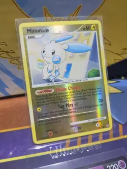 Minun 32/132 Reverse Holo Vintage Pokemon Secret Wonders Beautiful Card 2007 ⚡⚡⚡ - Image 2