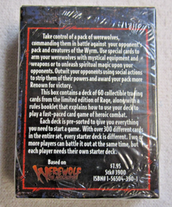 Rage the Werewolf The Apocalypse Limited Edition Starter Deck Trading Card Game - Image 2
