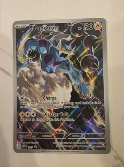 Thundurus 209 Black Bolt ETB Full Art Holo Rare Pokemon Promo Card - NM / Mint - Image 1