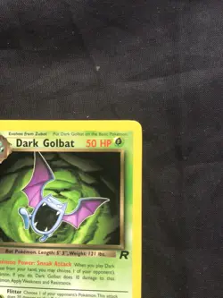 Pokemon Cards: Team Rocket 1st Edition Rare: Dark Golbat 24/82 - Image 3