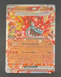 Pokemon Card Hearthflame Mask Ogerpon EX 040/167 Twilight Masquerade - Near Mint - Image 1