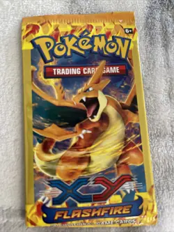 Pokemon XY Flashfire Booster Pack 3-Card Mini Pack 4 Art Set New Sealed - Image 3