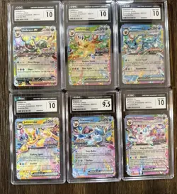 Evolutions Stamped Prismatic Lot Surprise Box Promo 6 Cards Mostly CGC 10 Gem - Image 1