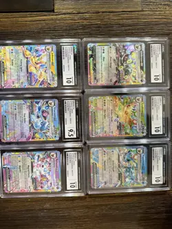 Evolutions Stamped Prismatic Lot Surprise Box Promo 6 Cards Mostly CGC 10 Gem - Image 3