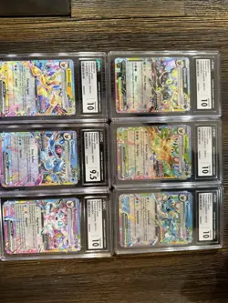 Evolutions Stamped Prismatic Lot Surprise Box Promo 6 Cards Mostly CGC 10 Gem - Image 4