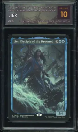 2023 MTG Promo #0020 Lier, Disciple of the Drowned SC Foil CCG 10 PRISTINE - Image 1