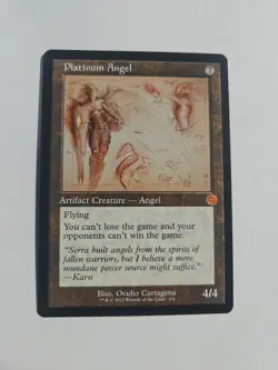 Platinum Angel (Schematic) MTG The Brothers' War: Retro Frame Artifacts Regular - Image 1