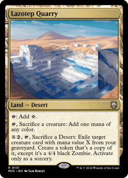 Lazotep Quarry #131 | Near Mint | Modern Horizons 3 Commander Magic MTG - Image 1