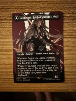 Sephiroth, Fabled SOLDIER (0382) (Borderless) Final Fantasy Regular - Image 1