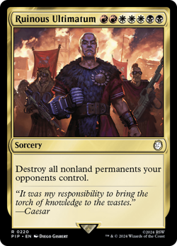 Ruinous Ultimatum #220 | Near Mint | Fallout Magic MTG - Image 1