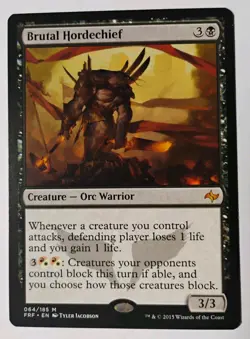 Brutal Hordechief MTG, Fate Reforged, Mythic Rare, LP - Image 1