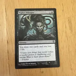 Night's Whisper #94 (NM) Phyrexia All Will Be One ONC Magic MTG - Image 1