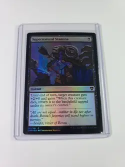 Magic The Gathering Supernatural Stamina Commander Legends Foil 151/361 - Image 1