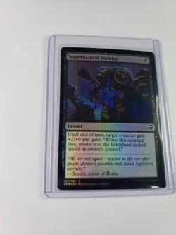 Magic The Gathering Supernatural Stamina Commander Legends Foil 151/361 - Image 2