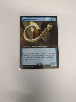 MtG Doctor Who Flesh Duplicate Extended Art Magic Gathering R 0359 - Image 1