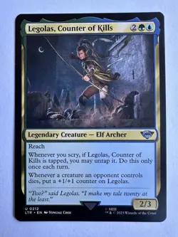 Legolas, Counter of Kills Tales of Middle-Earth #212 LTR NM MTG - Image 1