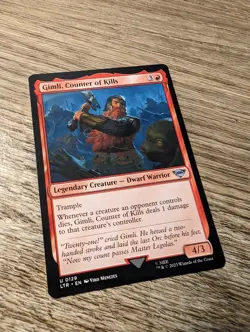 MTG Gimli, Counter of Kills The Lord of the Rings: Tales of Middle-earth 0129... - Image 1