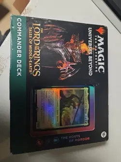 Magic the Gathering Commander Deck Hosts Of Mordor Lord of The Rings Trading - Image 1