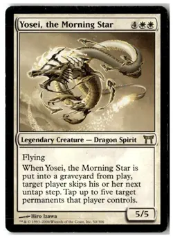 MTG Yosei, the Morning Star - Champions of Kamigawa Heavily Played English - Image 1