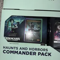2 SEALED Magic the Gathering Duskmourn Haunts & Horrors Commander / Death Toll - Image 2