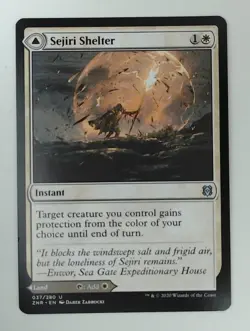 MTG Single - Sejiri Shelter / Sejiri Glacier Zendikar Rising D626 - Image 1