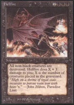 1 x Hellfire - Legends - NM-Mint - MTG - Image 1