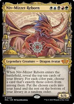 NIV-MIZZET REBORN mtg NM-M Multiverse Legends 1 Mythic - Image 1