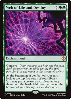 WEB OF LIFE AND DESTINY mtg NM-M Marvel's Spider-Man 1 Mythic - Image 1