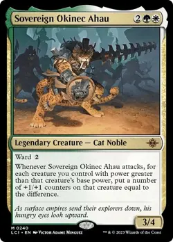 SOVEREIGN OKINEC AHAU mtg NM-M Lost Caverns of Ixalan 1 Mythic - Image 1