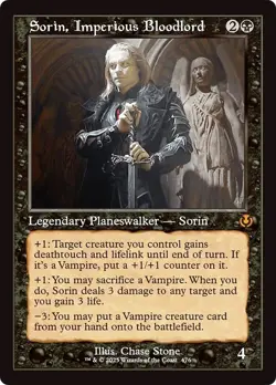 Retro SORIN, IMPERIOUS BLOODLORD x1 mtg NM-M Innistrad Remastered 1 Mythic - Image 1