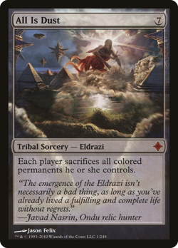 ALL IS DUST x1 mtg NM Rise of The Eldrazi 1 Mythic - Image 1