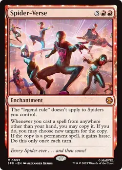 FOIL SPIDER-VERSE mtg NM Marvel's Spider-Man 1 Mythic - Image 1