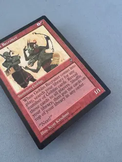MTG-Goblin Recruiter Visions Regular-Light Play NM-Vintage Magic the Gathering - Image 4