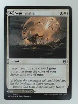 MTG Single - Sejiri Shelter / Sejiri Glacier Zendikar Rising D624 - Image 1