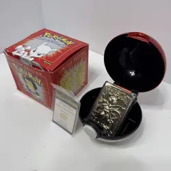 1999 Mewtwo Pokemon 23k Gold Plated Card Limited Edition Burger King In Ball - Image 2
