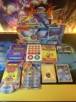 2016 Pokemon XY Trainer Kit, Open Box, Pikachu Libre and Suicune Decks- NM+ - Image 1