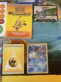 2016 Pokemon XY Trainer Kit, Open Box, Pikachu Libre and Suicune Decks- NM+ - Image 5